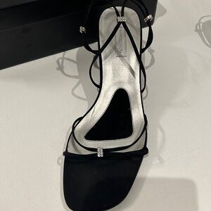 Nordstrom Black Strappy Heels